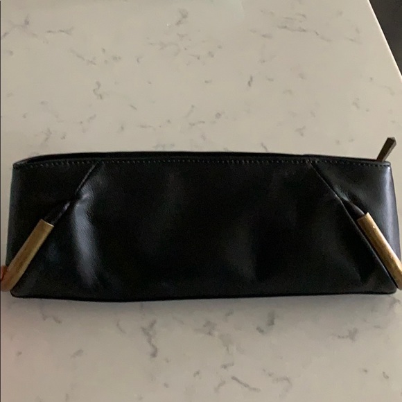 Black leather clutch - Picture 4 of 7